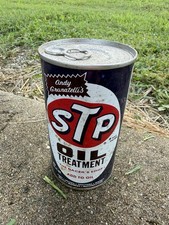 STP Vintage Oil Treatment 15 fl oz Metal Advertising Can, Original 1973 picture