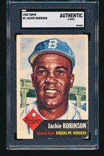 1953 Topps JACKIE ROBINSON #1 SGC A picture