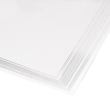 20pcs A4 Clear PVC Sheet Transparent Rigid Plastic Sheet 297mm x 210mm x 0.1mm picture