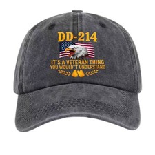 DD-214 It's A Veteran Thing Dad Hat-Unisex Military Veteran Cap (Multi-Color) picture