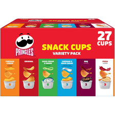 Pringles Potato Crisps Chips, Lunch Snacks, Snack Cups, Variety Pack, 19.5Oz Box picture