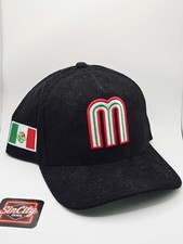 New Era Mexico National Baseball Team 9Fifty A Frame Corduroy Snapback Black Hat picture