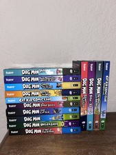 Dog Man Book Set (Set Of 12) & Cat Kid Comic Club (Set Of 2) Author Dav Pilkey picture