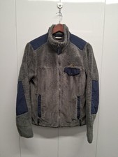 L.L. Bean Hi Pile Fleece Jacket Gray Womens Small Sherpa Zip Warm Cozy Outerwear picture