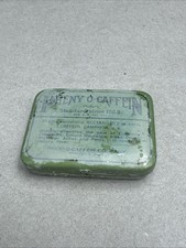 Ant. Pheny O-Caffein Patent Medicine Tin Formulated in 1888 Cures What Ails You picture