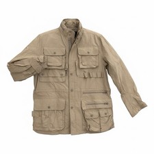 YMC Military Field Jacket Mens L Khaki Waxed cotton Utilitarian Workwear Gorp picture