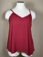 Torrid Size 1 Sophie Georgette Swing Cami Red  XL picture