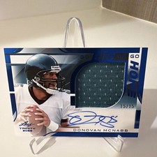 2025 Leaf Trinity Go Big Or Go Home Donovan McNabb /15 Autograph Patch Eagles picture