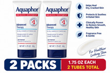 2 Pack Aquaphor Healing Ointment Advanced Therapy Dry Cracked Skin 1.75 oz Each picture