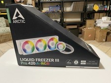 NEW ARCTIC Liquid Freezer III 420 A-RGB Pro CPU AIO Water Cooling PC in WHITE  picture