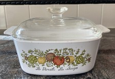 VTG Corning Ware SPICE OF LIFE Numbered Le Persil La Sauge 1.5 Quart, Lid A7C picture