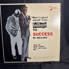 Frank Bettger HOW I RAISED MYSELF FROM FAILURE TO SUCCESS gatefold 2X LP Mad Men picture