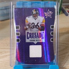 2005 Leaf Rookies & Stars Crusade Jerome Bettis Steelers Jersey C-15 /150 picture