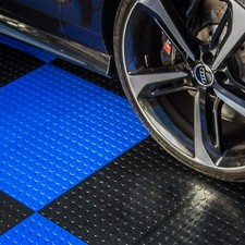 FlooringInc Nitro Coin Pattern Interlocking Garage Flooring Tiles, 12
