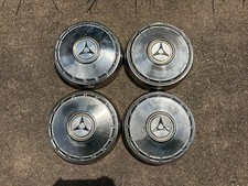 (4) Vintage 1963-1968 Dodge Charger, Dart Dog Dish Hubcaps, Set of 4, Mopar, OEM picture