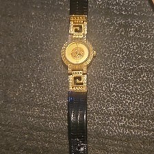 VINTAGE GIANNI VERSACE MEDUSA GOLDPLATED QUARTZ LADIES WATCH picture
