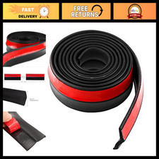 Universal 2.5M Car Front Bumper Lip Splitter Spoiler Rubber Skirt Protector Trim picture