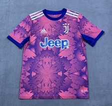 Adidas Juventus FC Soccer Jesey Youth L 14-16 Jeep Pink Purple #12 Aeroready picture