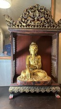 Very Fine Large Thai Buddha & Throne picture