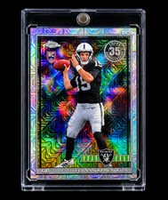 FERNANDO MENDOZA ROOKIE MOJO REFRACTOR SILVER PRIZM Topps Chrome 2026 RAIDERS picture