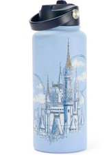 Disney Parks Cinderella's Castle Water Bottle Tumbler New picture