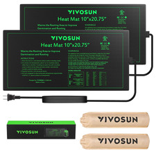 VIVOSUN 2 Pack Waterproof Seedling Heat Mat 10