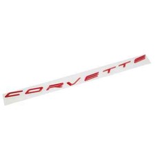 2020-2027 Chevrolet Corvette C8 Rear Emblem 86563272 Torch Red Genuine OEM GM picture