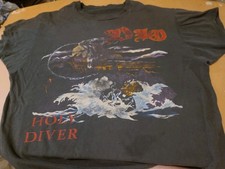 RARE Vintage 1984 Dio Holy Diver North American Tour Large Tour Concert T-shirt picture