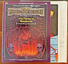 AD&D Dungeon Module H4 Forgotten Realms The Throne of Bloodstone TSR 9228 picture
