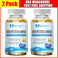 2 Packs Benfotiamine 300mg, 240 Capsules Total - Gluten Free and Non-GMO picture