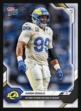 💥2026 Topps Now NFL #OS-05💥AARON DONALD Returns To Rams -  Presale picture