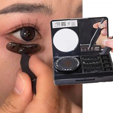Waterproof 3 in1 Eyeliner Eyes Makeup Stamp Portable Lasting Smudge-Proof Stamp  picture