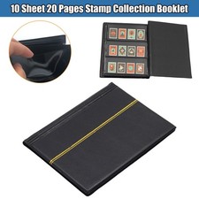 Durable Stamp Collection Album with 20 Sheets, Perfect for Hobbyists picture