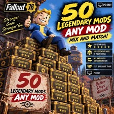 FALLOUT 76 [PC] X50 ANY LEGENDARY MODS (MIX AND MATCH) picture
