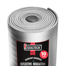 SEALTECH - 10mm Reflective Insulation roll Foam Core Radiant Barrier, Foil Wrap picture