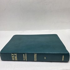 Oxford Holy Bible New Scofield Study System NIV Red Letter Edition 1984 Green picture