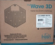 10 PACK Fresh Products 3WDS-F-0101060M-02 Wave 3d Urinal Deodorizer Screen Green picture