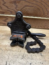 Vintage J.H. Williams Co. Vulcan No.1 Chain Pipe Vise 1/8”-2” Buffalo NY picture