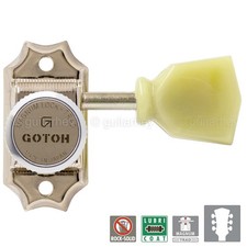 NEW Gotoh SD90-SL MGT MAGNUM LOCKING TRAD Tuner Keys L3+R3 Keystone 3x3 - NICKEL picture