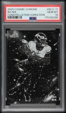 Topps 2025 Cosmic Chrome Bo Nix Denver Broncos Constellation BCV-17 PSA 10 picture