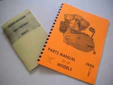 1952-1956 Harley K Model Parts Manual & Riders Handbook-NEW picture
