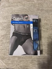 Calvin Klein Men's 3-Pack Microfiber Stretch Hip Briefs Underwear picture