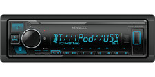 Kenwood KMM-BT332 Bluetooth USB AUX single DIN Media Car Stereo Receiver (No CD) picture