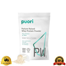 Puori Whey Protein Powder, Bourbon Vanilla - PW1 Pasture-Raised - 30 Servings picture