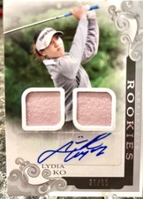 2026 Upper Deck Artifacts Golf- Lydia Ko Rookie Dual Patch Autograph /85 picture