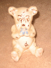 Cute Antique Baby Cub Bear Figure Probably Pre 1920 Carnival Prize Hand Painted picture