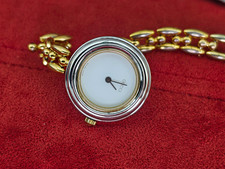 Vintage Gucci 11/12.2 Women's Watch Gold Plated Two-Tone Swiss - BROKEN BAND picture