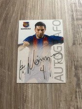 2004-05 Panini Megacracks Barca Autografo # 70 Marquez Barcelona  picture