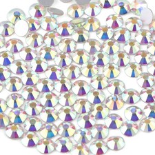 Beadsland Flat Back Crystal Rhinestones,Crystal AB, SS20, 1440pcs | Flatback ... picture