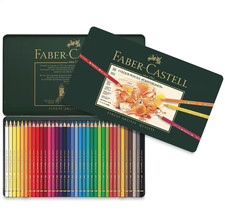 Faber-Castell Polychromos Pencil Set - Set of 36 Tin Box, Assorted Colors picture